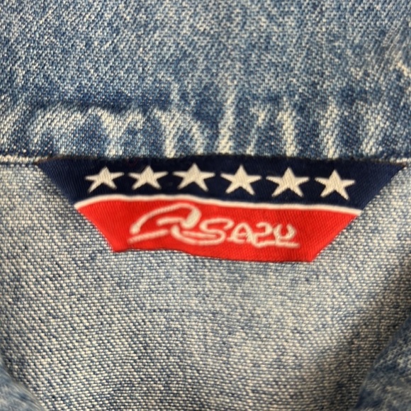 Agazo Emebroidered Denim Jean Jacket - Picture 10 of 12